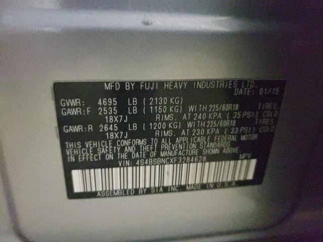Photo 10 from auction – 2015 SUBARU OUTBACK 2. with VIN 4S4BSBNCXF3284628