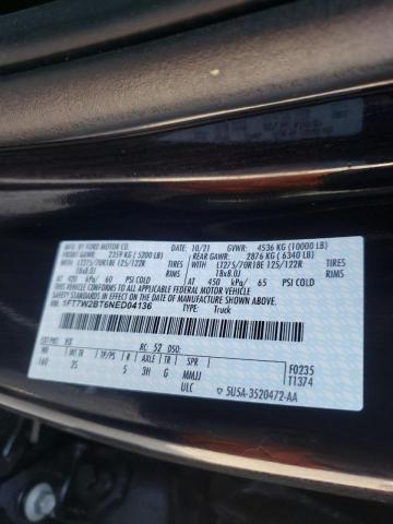 Photo 10 from auction – 2022 FORD F250 SUPER with VIN 1FT7W2BT6NED04136