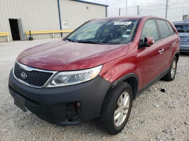 Photo 2 from auction – 2014 KIA SORENTO LX with VIN 5XYKT3A67EG460729
