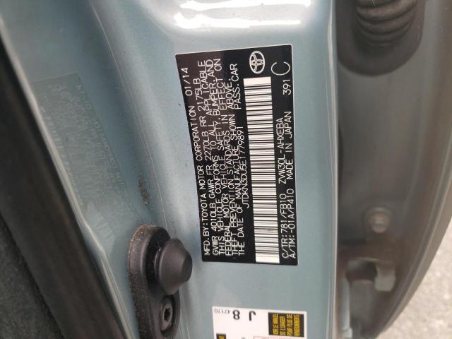 Photo 10 from auction – 2014 TOYOTA PRIUS with VIN JTDKN3DU5E1779891