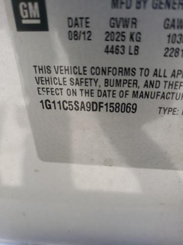 Photo 10 from auction – 2013 CHEVROLET MALIBU 1LT with VIN 1G11C5SA9DF158069