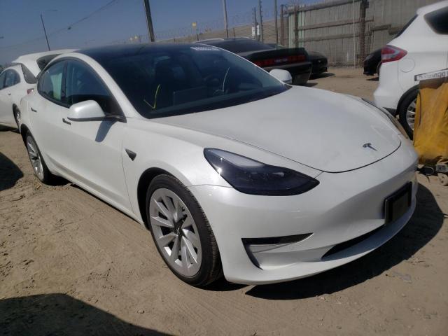 TESLA MODEL 3 2022 with VIN 5YJ3E1EB6NF144191 - Photo from auction