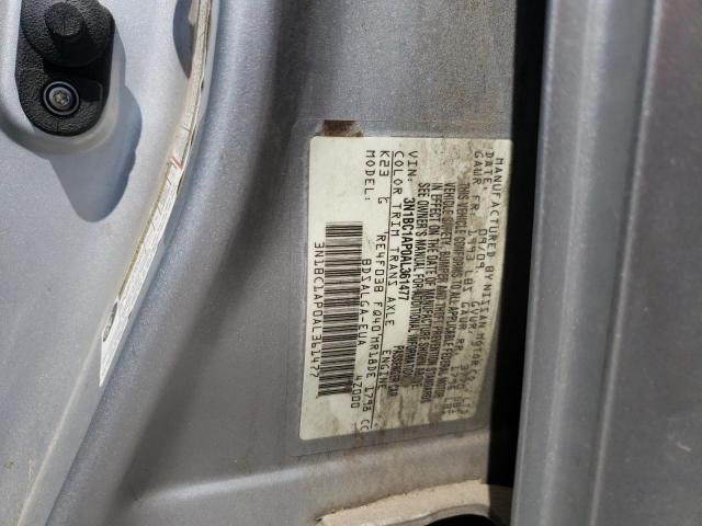 Photo 10 from auction – 2010 NISSAN VERSA S with VIN 3N1BC1AP0AL361477