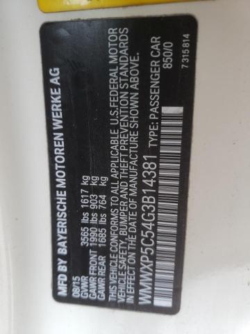Photo 10 from auction – 2016 MINI COOPER with VIN WMWXP5C54G3B14381