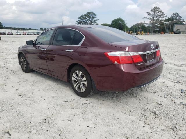 Photo 3 from auction – 2014 HONDA ACCORD LX with VIN 1HGCR2F33EA105697