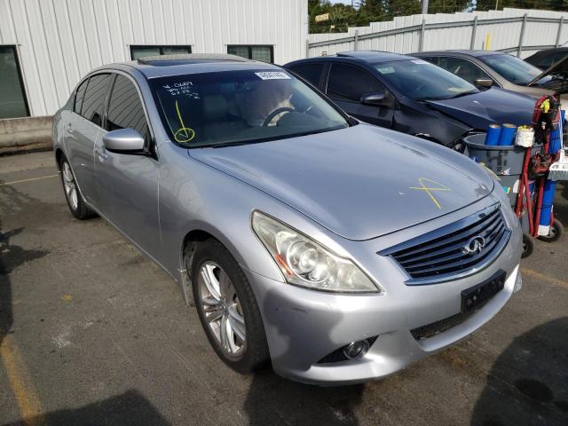 INFINITI G25 BASE 2011 with VIN JN1DV6AP0BM831241 - Photo from auction