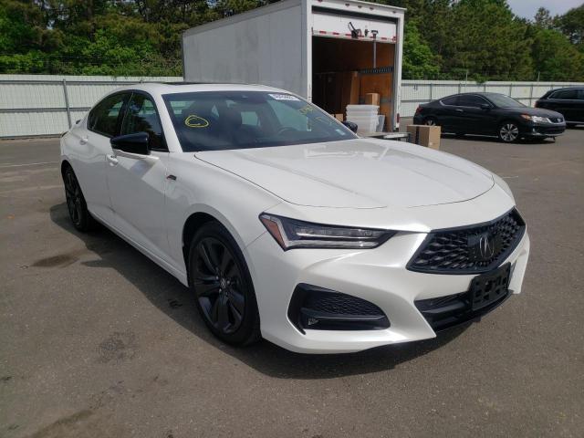 ACURA TLX TECH A 2021 with VIN 19UUB6F53MA004675 - Photo from auction