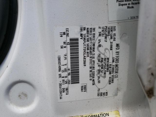 Photo 10 from auction – 2005 FORD EXPEDITION with VIN 1FMFU17595LA83869