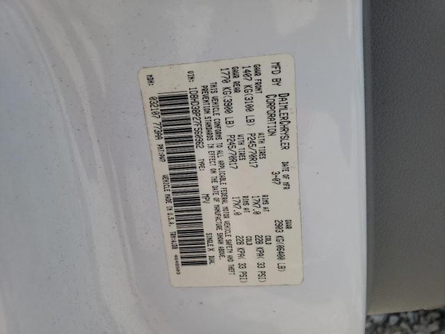 Photo 10 from auction – 2007 DODGE DURANGO with VIN 1D8HD38P27F560962