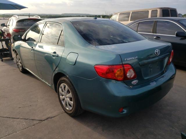 Photo 3 from auction – 2009 TOYOTA COROLLA BA with VIN JTDBL40E799083504