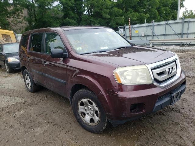 HONDA PILOT LX 2011 with VIN 5FNYF4H2XBB027581 - Photo from auction