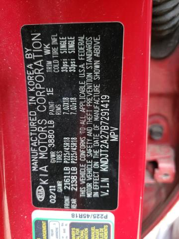 Photo 10 from auction – 2011 KIA SOUL + with VIN KNDJT2A27B7291419