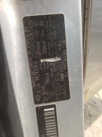 Photo 10 from auction – 2010 KIA FORTE with VIN KNAFT4A22A5827413