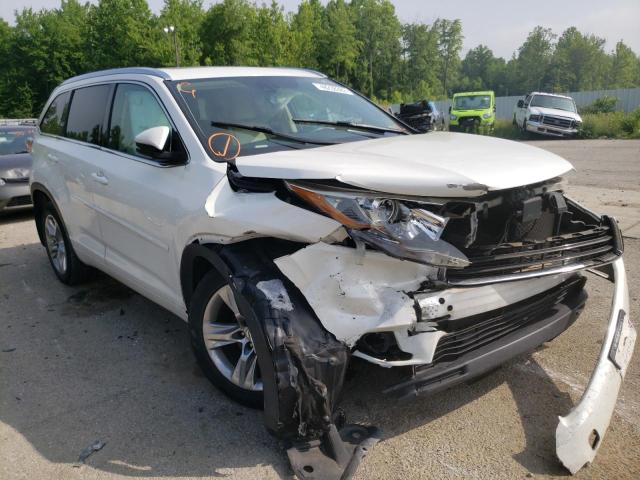 TOYOTA HIGHLANDER 2014 with VIN 5TDYKRFH9ES005958 - Photo from auction