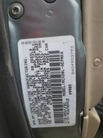 Photo 10 from auction – 2002 TOYOTA AVALON XL with VIN 4T1BF28B32U237789