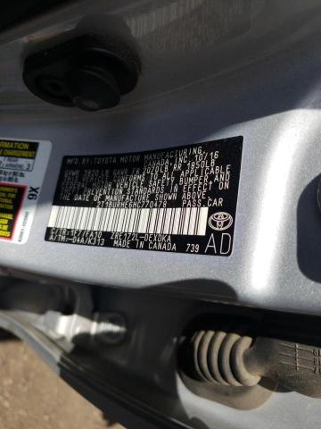 Photo 10 from auction – 2017 TOYOTA COROLLA L with VIN 2T1BURHE6HC770478