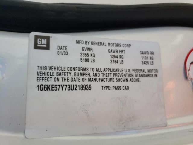Photo 10 from auction – 2003 CADILLAC DEVILLE DH with VIN 1G6KE57Y73U218939