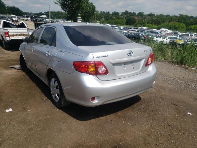 Photo 3 from auction – 2009 TOYOTA COROLLA BA with VIN 1NXBU40E69Z061953