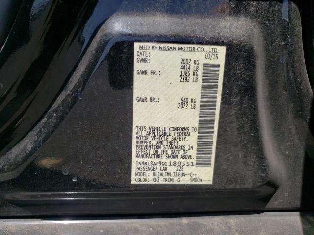 Photo 10 from auction – 2016 NISSAN ALTIMA 3.5 with VIN 1N4BL3AP9GC189551