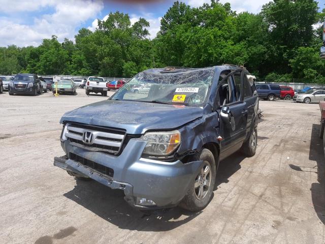 Photo 9 from auction – 2006 HONDA PILOT EX with VIN 2HKYF18536H555091