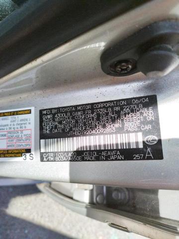 Photo 10 from auction – 2004 LEXUS IS 300 with VIN JTHBD192040092853