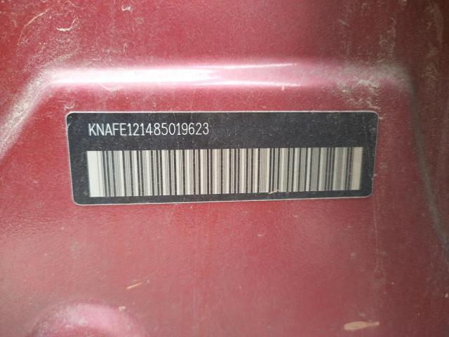 Photo 10 from auction – 2008 KIA SPECTRA SX with VIN KNAFE121485019623