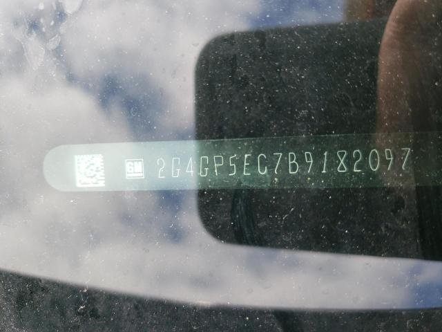 Photo 10 from auction – 2011 BUICK REGAL CXL with VIN 2G4GP5EC7B9182097