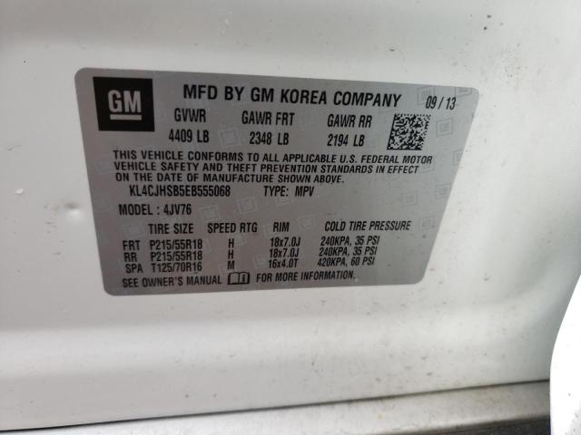 Photo 10 from auction – 2014 BUICK ENCORE PRE with VIN KL4CJHSB5EB555068