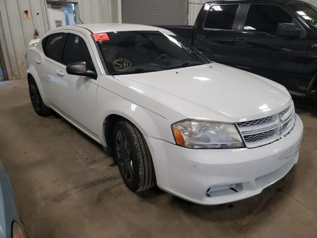 DODGE AVENGER SE 2014 with VIN 1C3CDZAB7EN126554 - Photo from auction