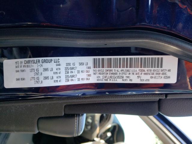 Photo 10 from auction – 2014 JEEP CHEROKEE S with VIN 1C4PJLAB1EW185290