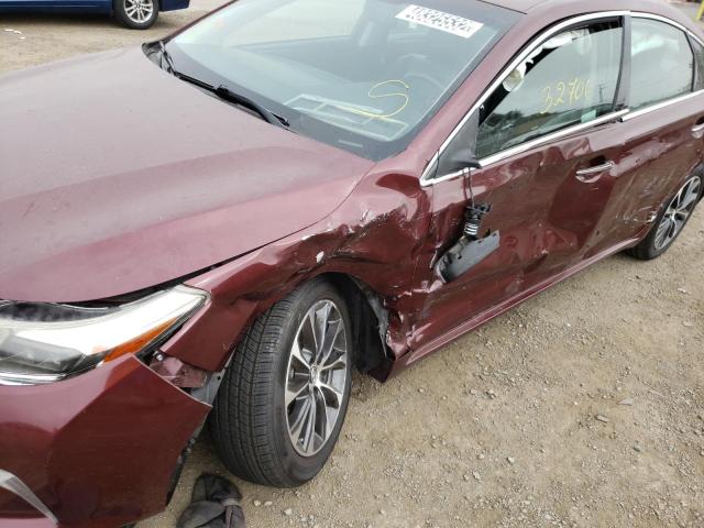 Photo 9 from auction – 2016 TOYOTA AVALON XLE with VIN 4T1BK1EB4GU202132