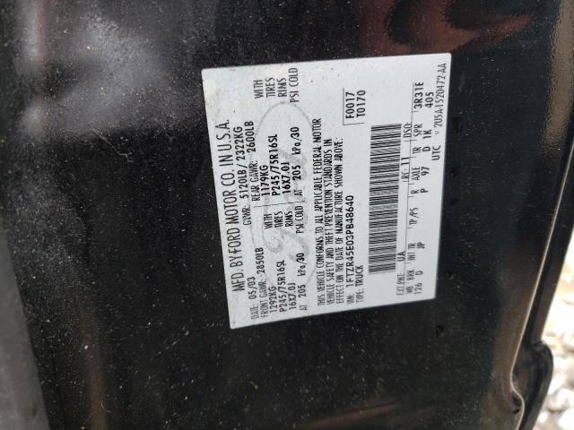 Photo 10 from auction – 2003 FORD RANGER SUP with VIN 1FTZR45E03PB48640