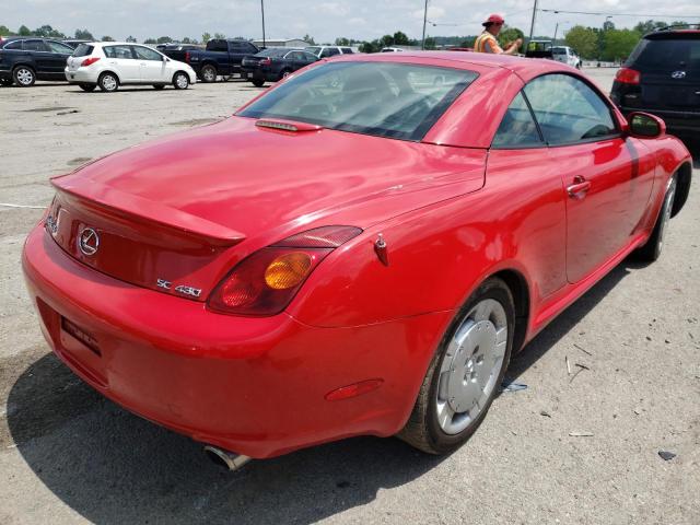 Photo 4 from auction – 2002 LEXUS SC 430 with VIN JTHFN48YX20002322