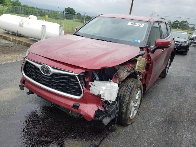 Photo 2 from auction – 2020 TOYOTA HIGHLANDER with VIN 5TDBZRBH2LS049305