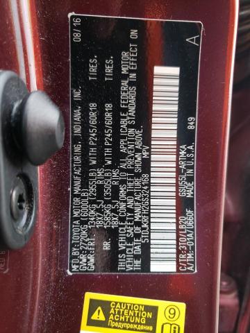 Foto 10 de la subasta – 2016 TOYOTA HIGHLANDER con VIN 5TDJKRFH2GS324168