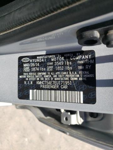 Photo 10 from auction – 2014 HYUNDAI ACCENT GLS with VIN KMHCT5AE7EU171951
