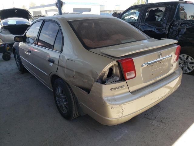 Photo 3 from auction – 2001 HONDA CIVIC LX with VIN JHMES16501S009245