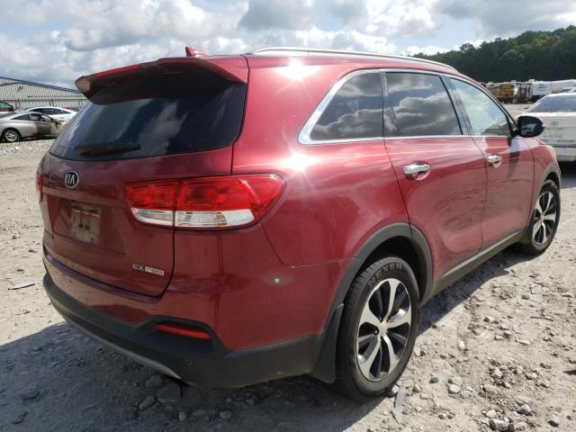 Photo 4 from auction – 2017 KIA SORENTO EX with VIN 5XYPH4A11HG190709