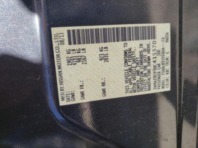 Photo 10 from auction – 2013 NISSAN LEAF S with VIN 1N4AZ0CP3DC415570