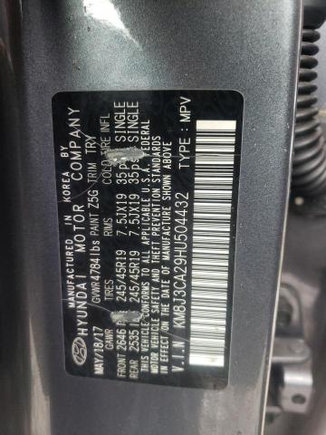 Photo 10 from auction – 2017 HYUNDAI TUCSON LIM with VIN KM8J3CA29HU504432