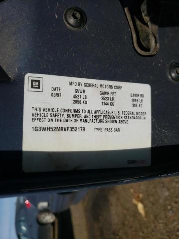 Photo 10 from auction – 1997 OLDSMOBILE CUTLASS SU with VIN 1G3WH52M8VF352179