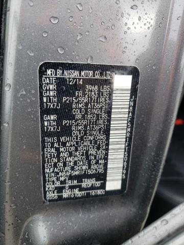 Photo 10 from auction – 2015 NISSAN JUKE S with VIN JN8AF5MR1FT506795