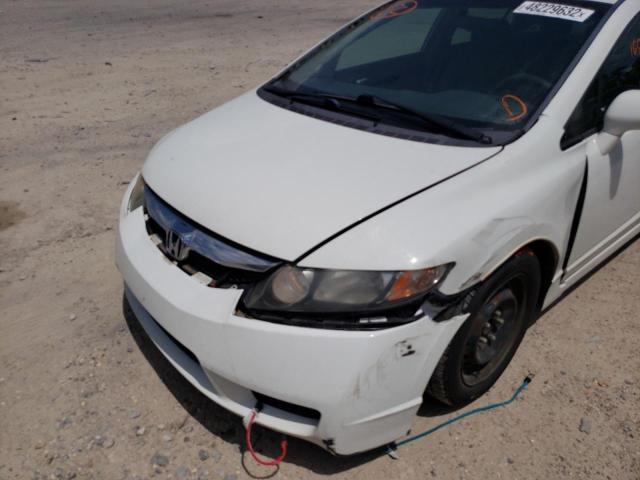 Photo 9 from auction – 2010 HONDA CIVIC LX with VIN 2HGFA1F52AH534678