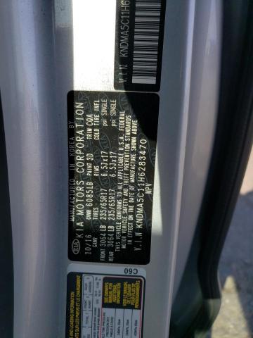 Photo 10 from auction – 2017 KIA SEDONA L with VIN KNDMA5C11H6283470