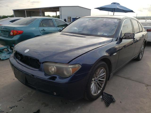 Photo 2 from auction – 2002 BMW 745 I with VIN WBAGL634X2DP55799