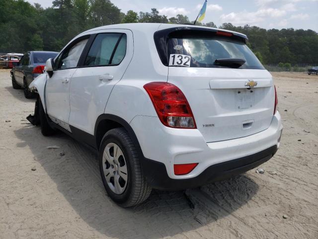 Photo 3 from auction – 2017 CHEVROLET TRAX LS with VIN KL7CJKSB3HB070982