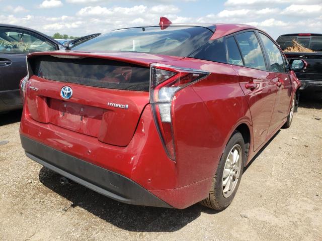 Photo 4 from auction – 2017 TOYOTA PRIUS with VIN JTDKARFUXH3528532