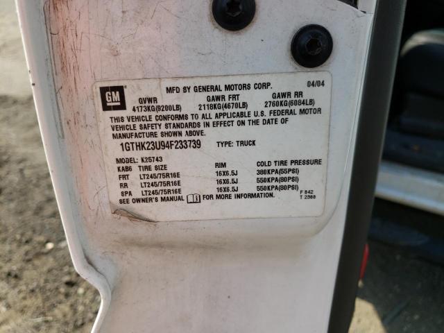 Photo 10 from auction – 2004 GMC SIERRA K25 with VIN 1GTHK23U94F233739