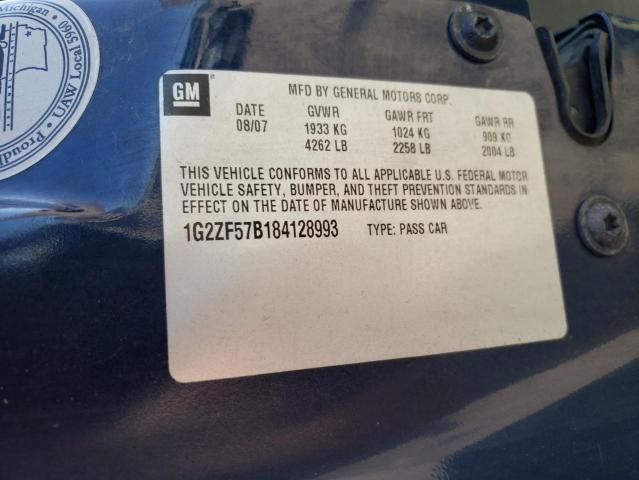 Photo 10 from auction – 2008 PONTIAC G6 VALUE L with VIN 1G2ZF57B184128993