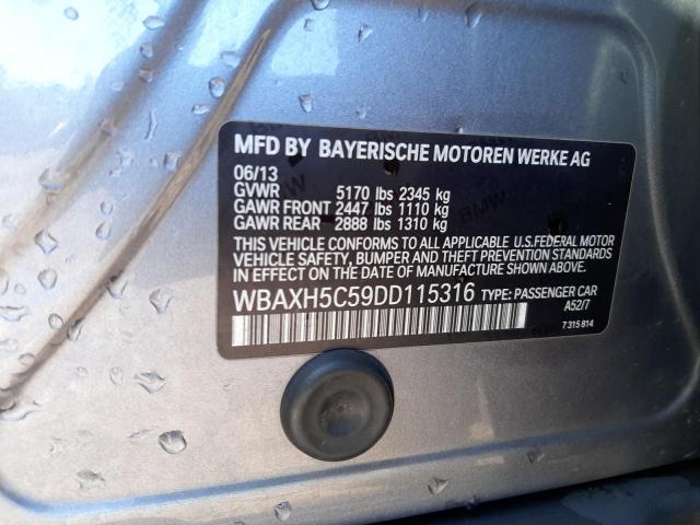 Photo 10 from auction – 2013 BMW 528 XI with VIN WBAXH5C59DD115316